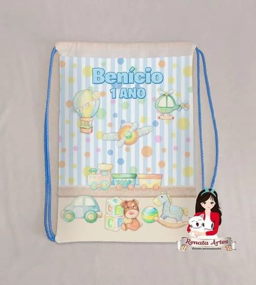 Mochila Brinquedos Vintage