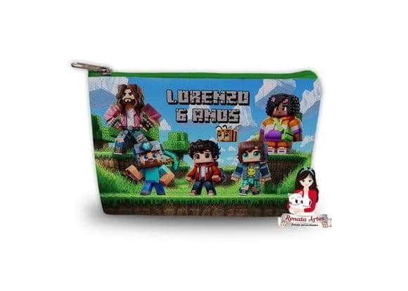 Necessaire Personalizada Minecraft Filme