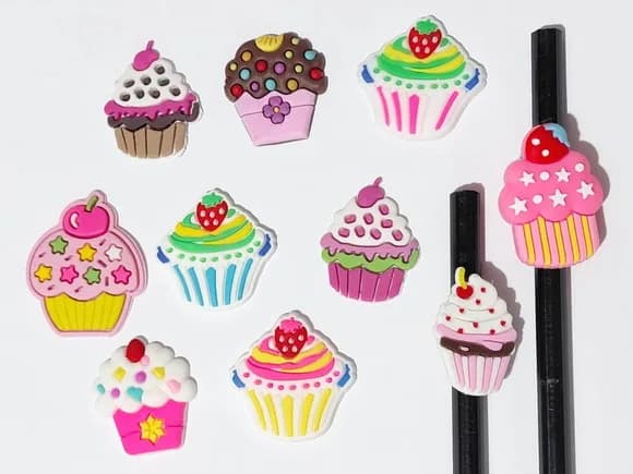 Lápis C/ponteira Cupcakes Variados Pacote com 10 Unidades