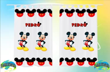 Cortina Personalizada Mickey