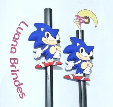 Lápis C/ponteira Sonic 4,2cm Pacotes com 6 Unidades