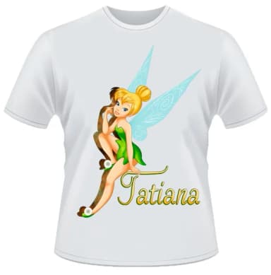 Camiseta Sininho/Tinker Bell