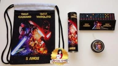 Kit Jogos na Mochila Star Wars Lego