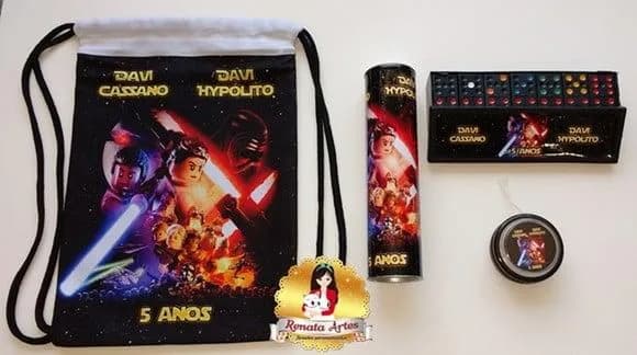 Kit Jogos na Mochila Star Wars Lego