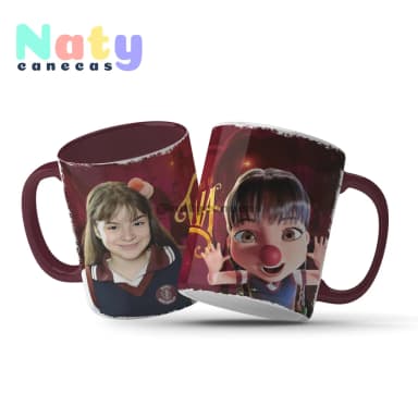 Caneca Personalizada As Aventuras de Poliana Alça Color