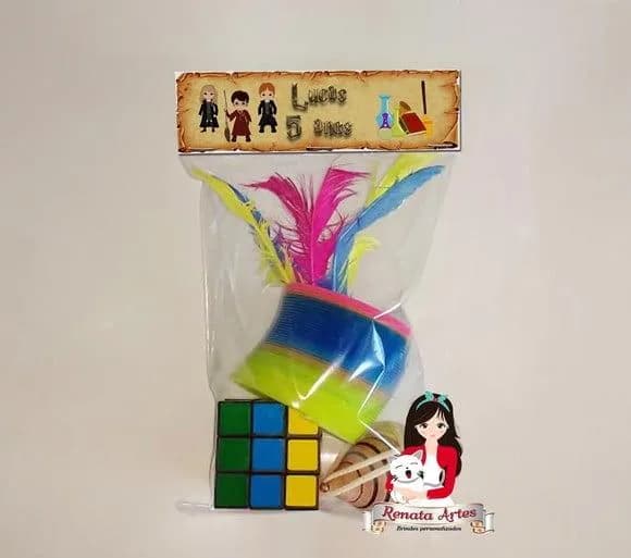 Kit Personalizado Brinquedos Retrô Harry Potter Desenho