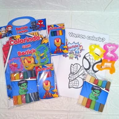 Kit Diversão Personalizado - Heróis