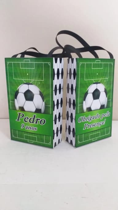 Sacolinhas Personalizadas Futebol para Lembrancinhas