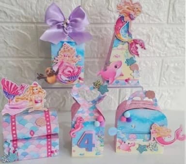 Kit 30 Lembrancinhas - Barbie Sereia