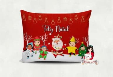 Almofada Personalizada Tema Natal Novo