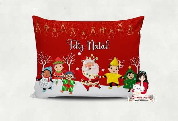 Almofada Personalizada Tema Natal Novo