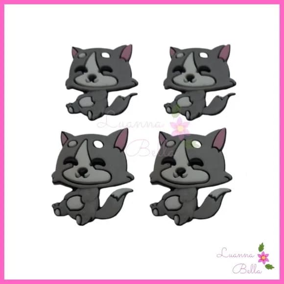 Aplique Gatinha Emborrachada - Pct c/8 unidades