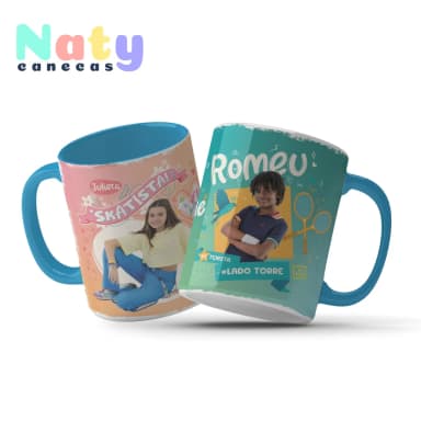 Caneca Personalizada A infância de Romeu e Julieta Personalizada com Nome