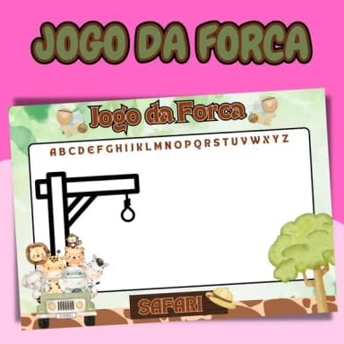 Jogo da Forca Personalizado