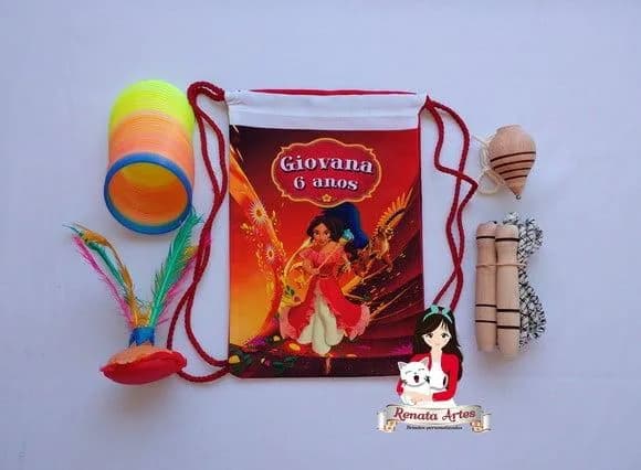 Mochila Boa Infância Personalizada Tema Elena de Avalor 3