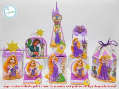 Arquivo de Corte Rapunzel Enrolados 50