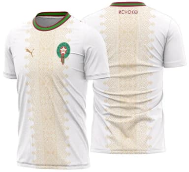 Arte Vetor Camisa Marrocos Visita 2026