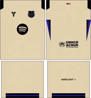 Arte Vetor Camisa Barcelona Visita 2025-2026
