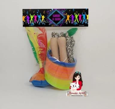 Kit Boa Infância Tema Balada Neon