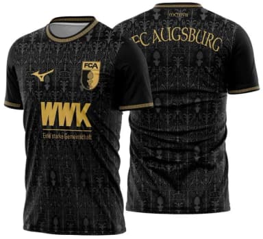 Arte Vetor Camisa Fc Augsburg Terceira 2025-2026