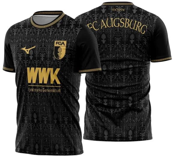 Arte Vetor Camisa Fc Augsburg Terceira 2025-2026