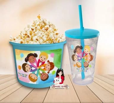Kit Cinema Personalizado Dia das Crianças 2025