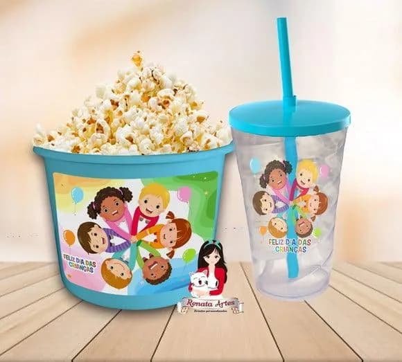 Kit Cinema Personalizado Dia das Crianças 2025