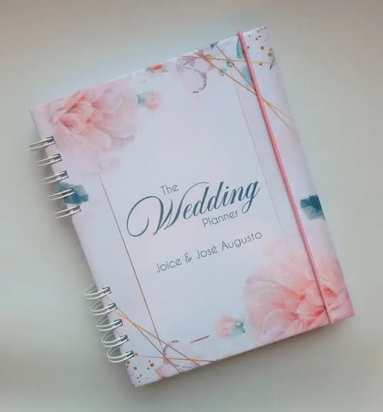 Planner da Noiva Personalizado Permanente c/ Divis - Mod 01