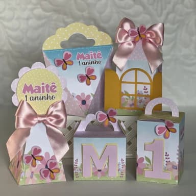 Kit 30 Lembrancinhas Jardim Encantado