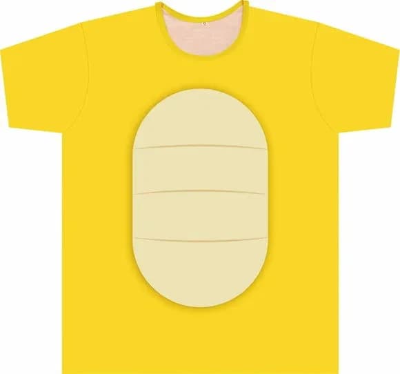 Camiseta Tartaruga Adulto | Fantasia Temática Cosplay