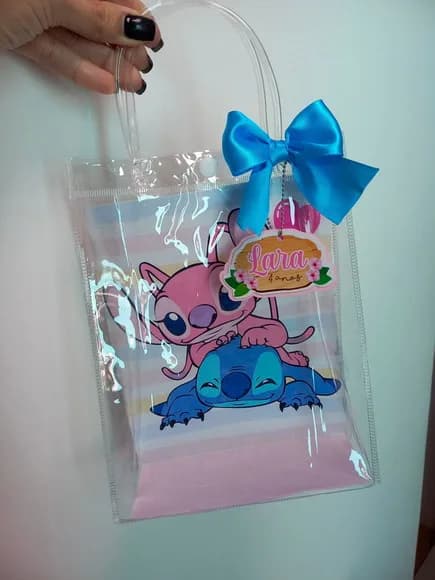 15 Sacolinha Transparente Pvc