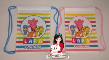Mochila de Tecido Pocoyo