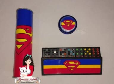 Kit Jogos Personalizado Super Homem