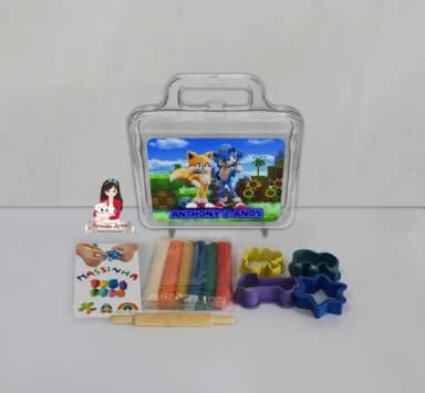 Kit Massinha na Maleta Sonic Filme 2020