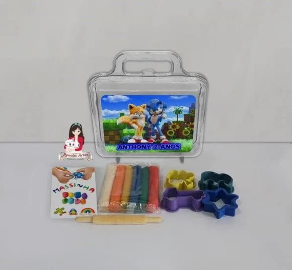 Kit Massinha na Maleta Sonic Filme 2020