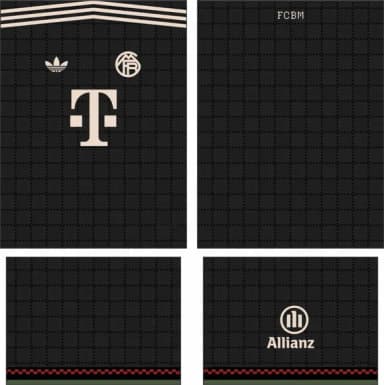 Arte Vetor Camisa Bayern München Terceira 2025-2026