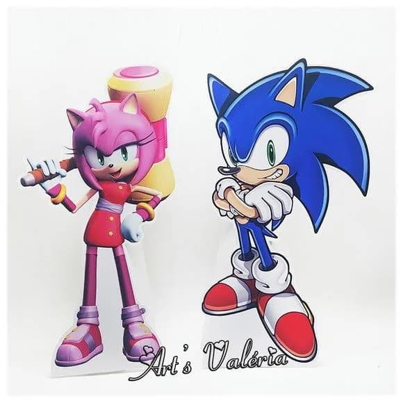 Display De Mesa Sonic Ou Amy - Cada