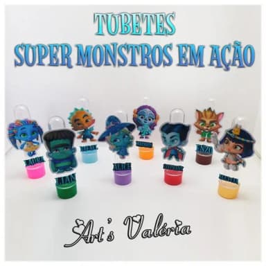 Tubete Super Monstros em Ação - cada