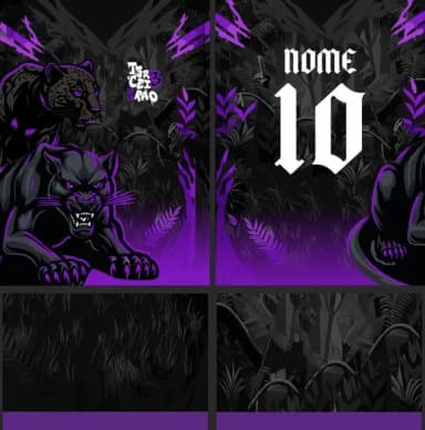Arte Vetor Camisa Interclasse Pantera Mod-692