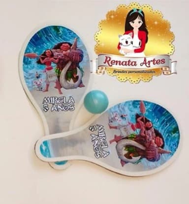 Moana - Raquete Ping Pong