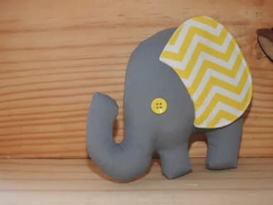 Almofada Elefante P - para Nichos Decorativa