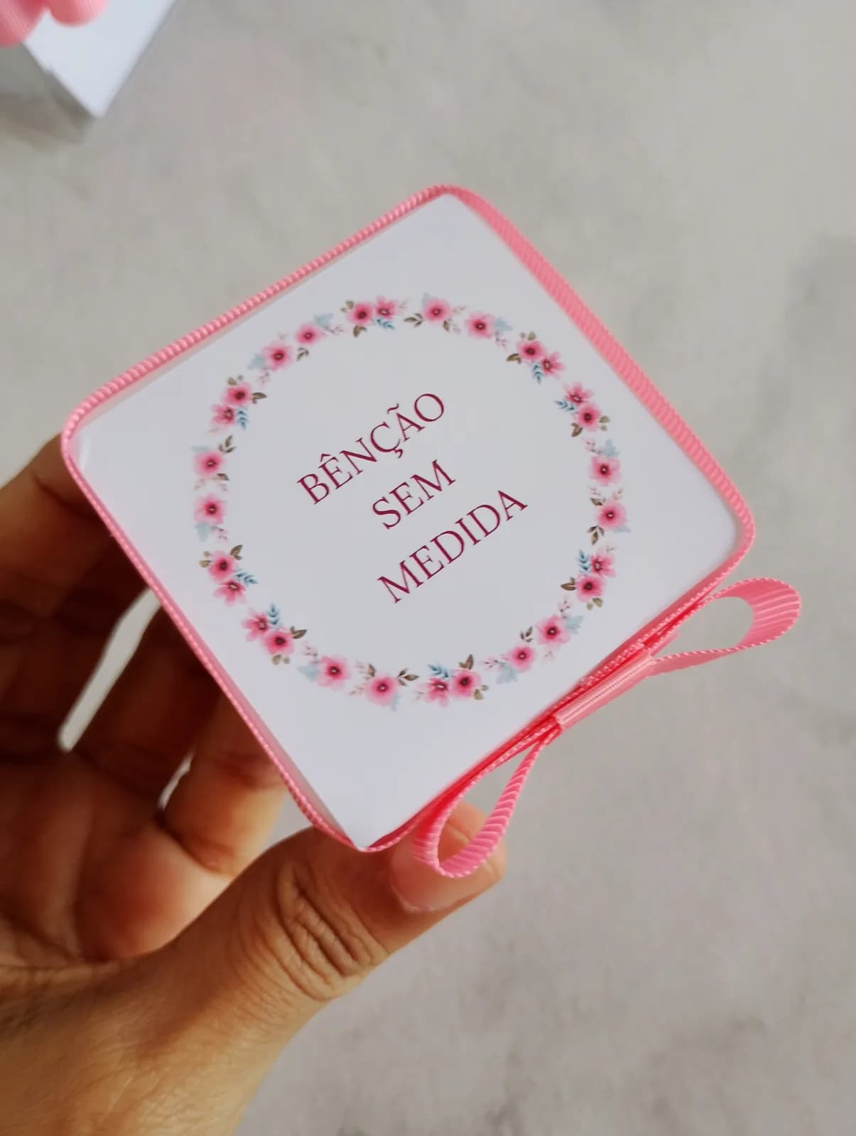 60 Caixinhas de Promessas Acrílico /lembrancinhas personalizadas