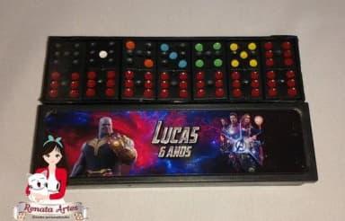 Dominó Personalizado Vingadores Ultimato