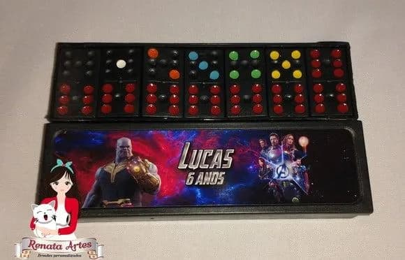 Dominó Personalizado Vingadores Ultimato