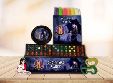 Kit Brincadeira Personalizado Wandinha
