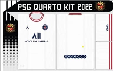 Vetor Da Camisa Psg Quarta Camisa 2022