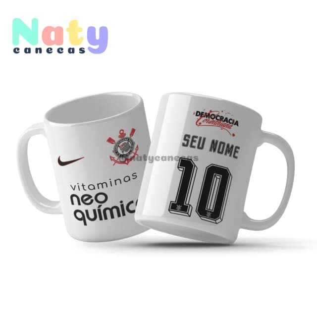 Caneca Personalizada Futebol Corinthians