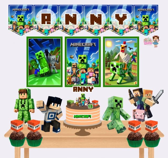 Kit Festa Só Um Bolinho MINICRAFT MENINO - Decoração de Festa