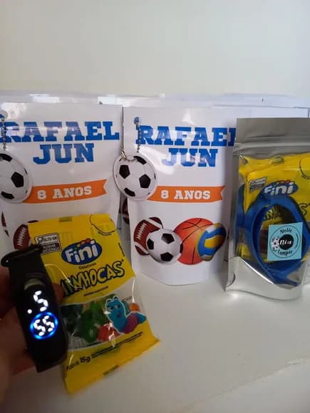 100 Relogio Digital no Saquinho + Fini