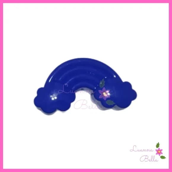 Baleiro Arco íris Azul Escuro de Acrílico-Pacote c/5unidades